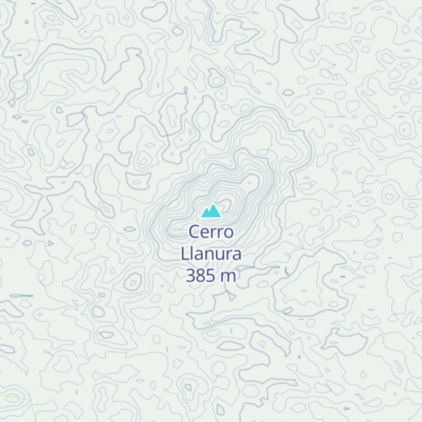 Map of Cerro Llanura