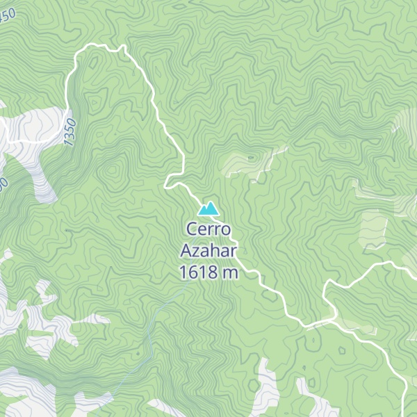 Map of Cerro Azahar
