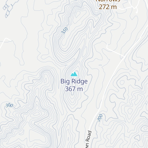 Map of Big Ridge