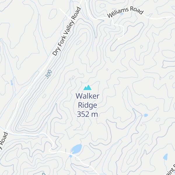 Map of Walker Ridge