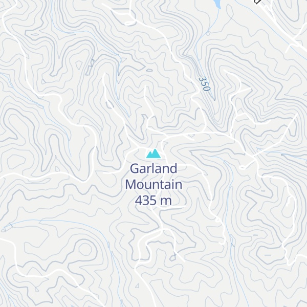Map of Garland Mountain