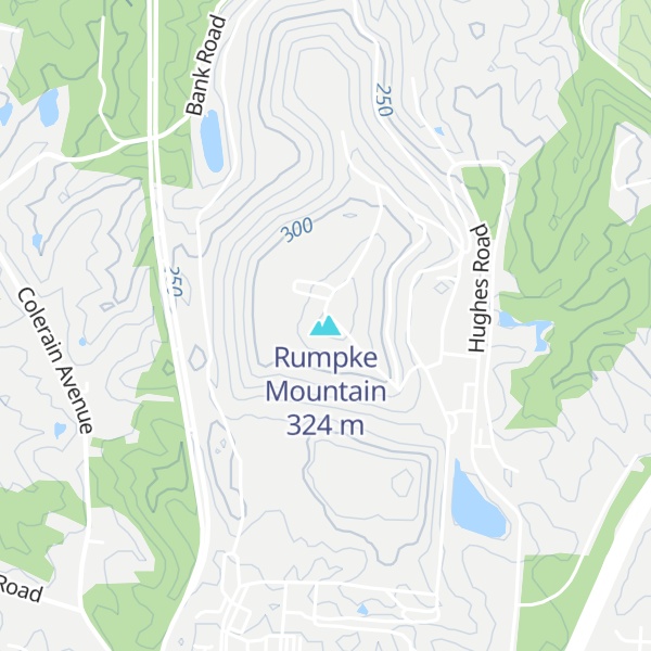 Map of Rumpke Mountain