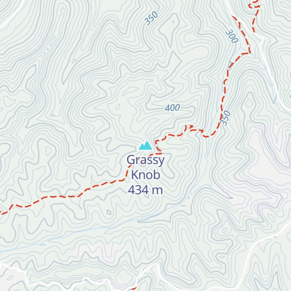 Map of Grassy Knob