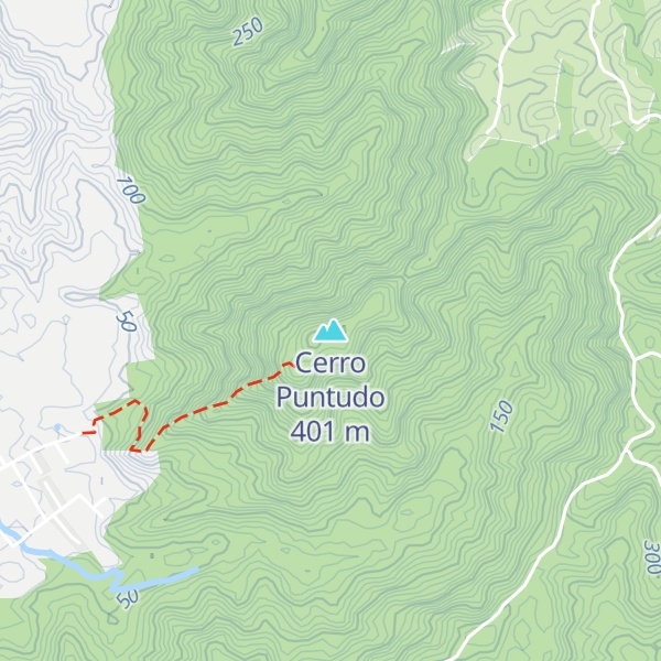 Map of Cerro Puntudo