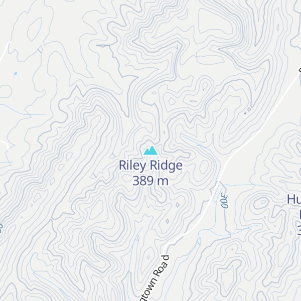 Map of Riley Ridge