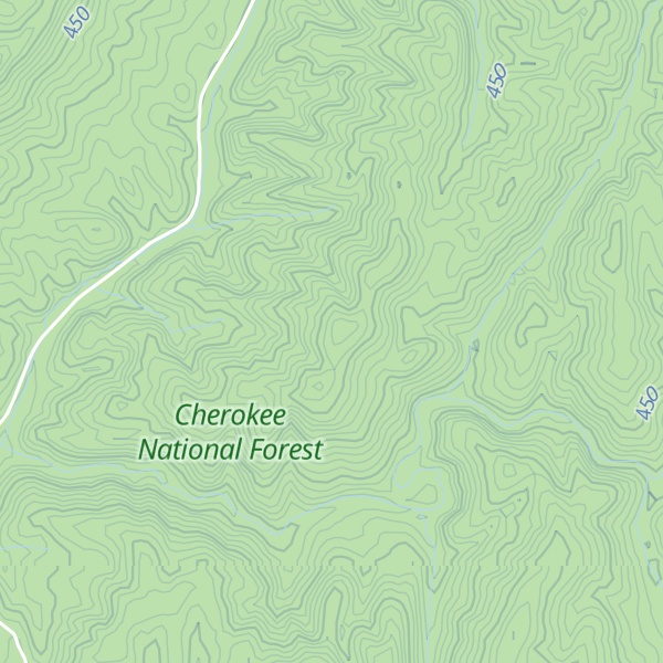 Map of Tarkiln Ridge