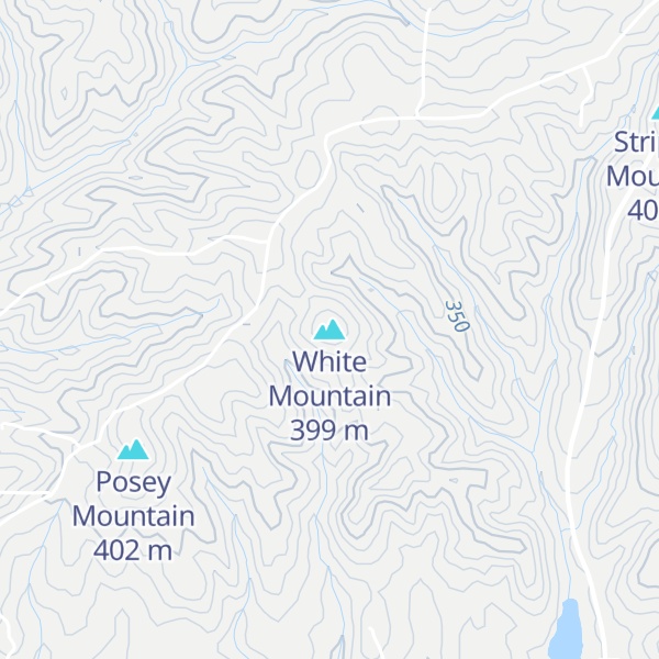 Map of White Mountain