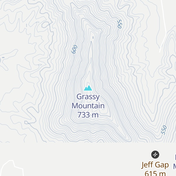 Map of Grassy Mountain