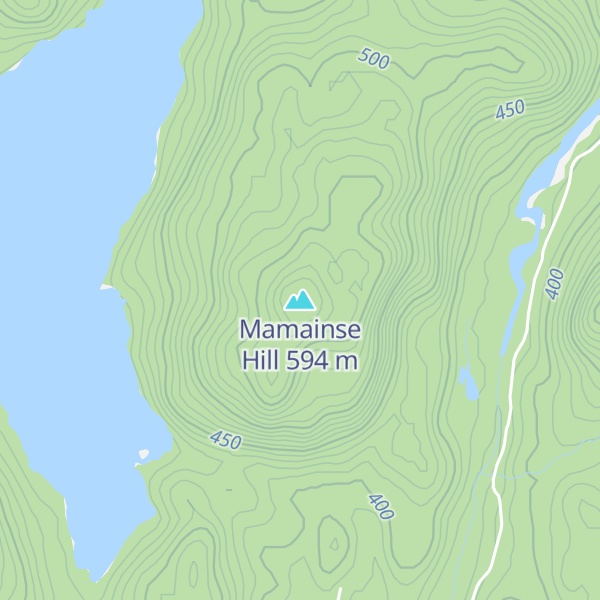 Map of Mamainse Hill