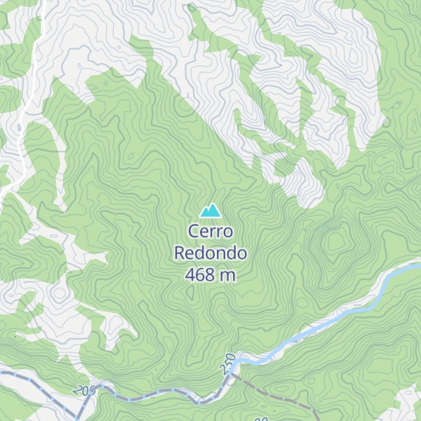 Map of Cerro Redondo