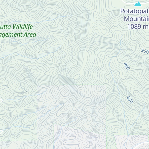 Map of Rocky Face