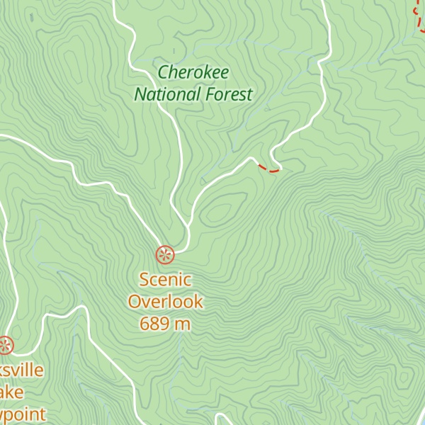 Map of Thornburg Ridge