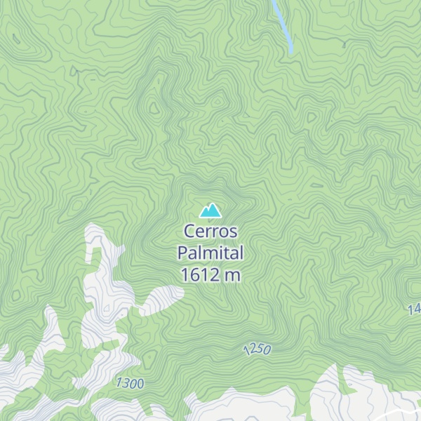 Map of Cerros Palmital