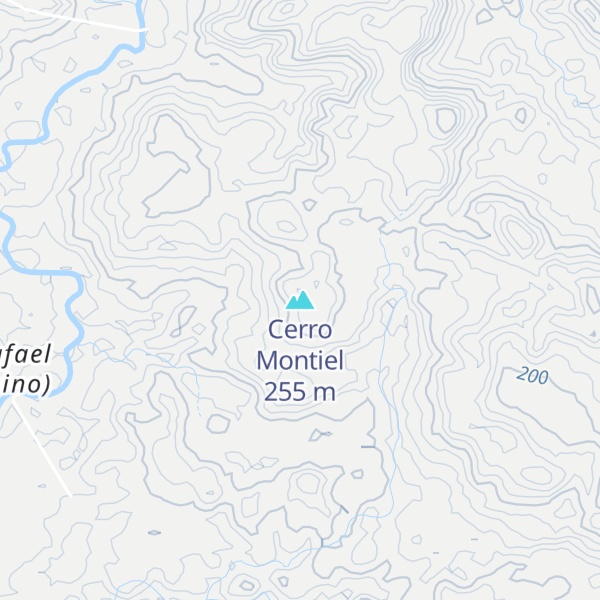 Map of Cerro Montiel