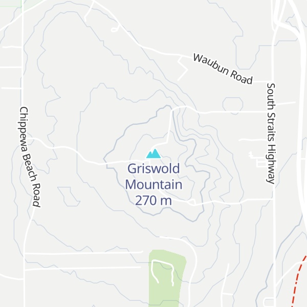 Map of Griswold Mountain