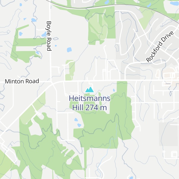 Map of Heitsmanns Hill