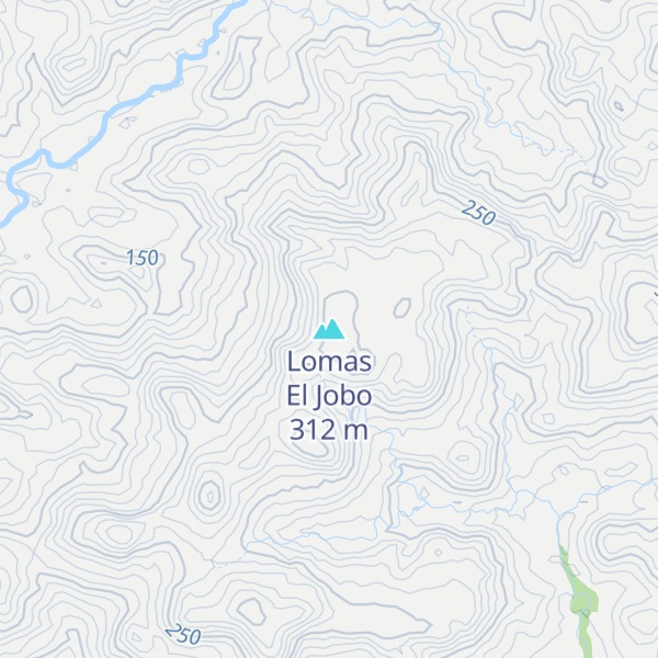 Map of Lomas El Jobo