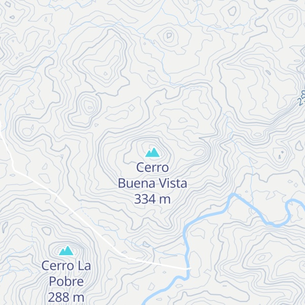 Map of Cerro Buena Vista