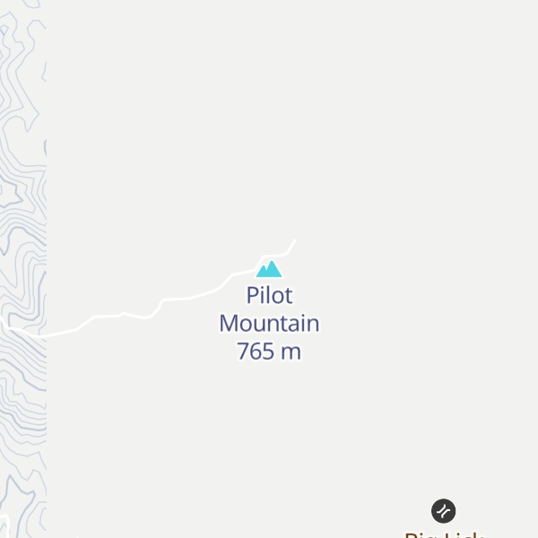 Map of Pilot Mountain
