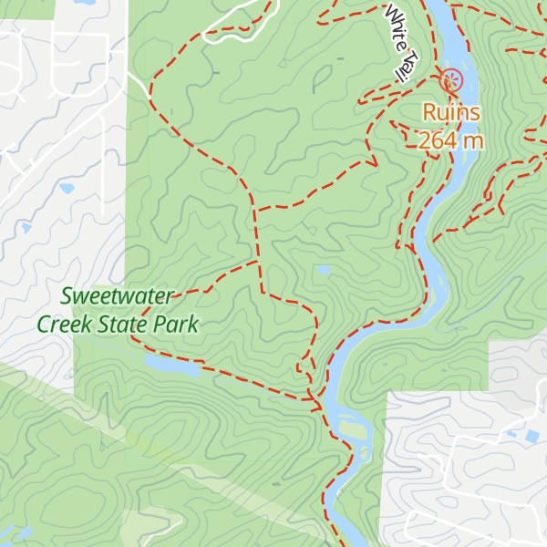 Map of Jack's Hill