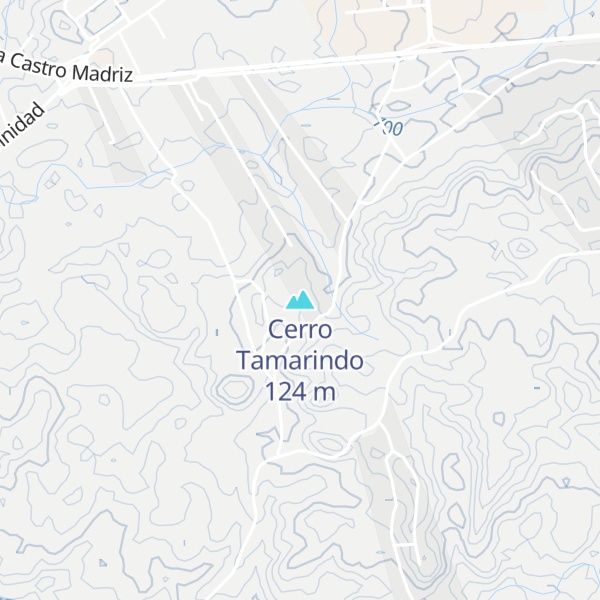 Map of Cerro Tamarindo