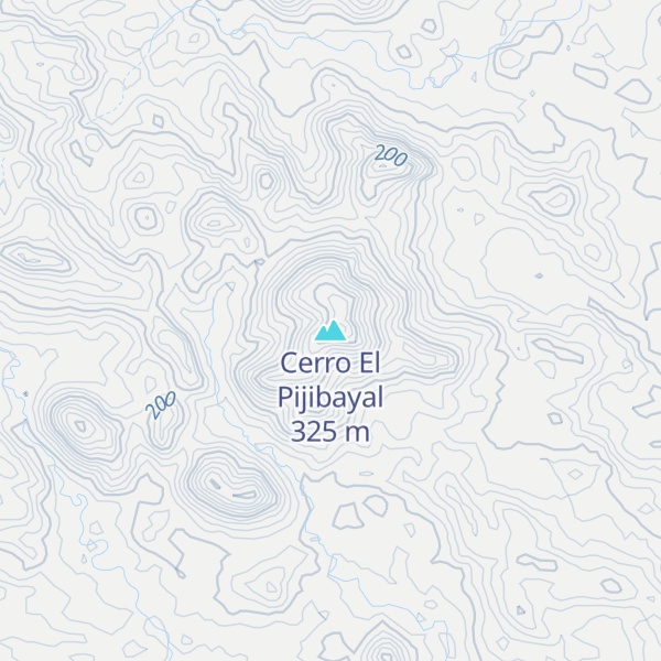 Map of Cerro El Pijibayal