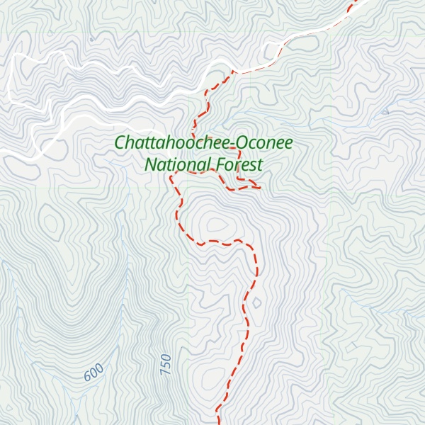Map of Tatum Mountain