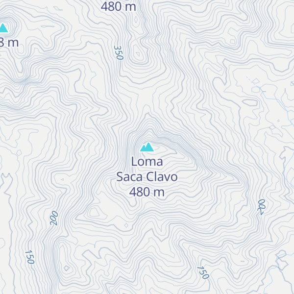 Map of Loma Saca Clavo
