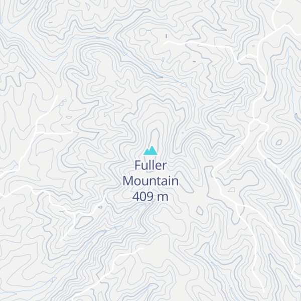 Map of Fuller Mountain