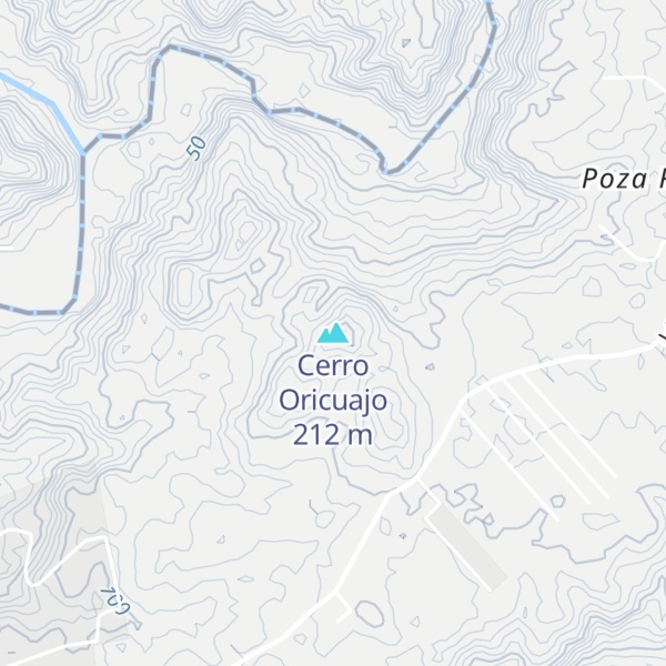 Map of Cerro Oricuajo