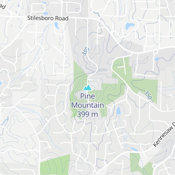 Map of Pine Mountain
