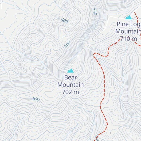 Map of Bear Mountain