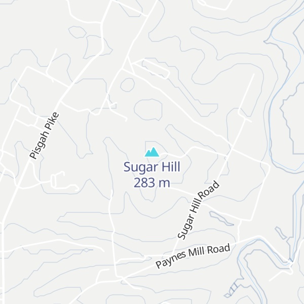 Map of Sugar Hill