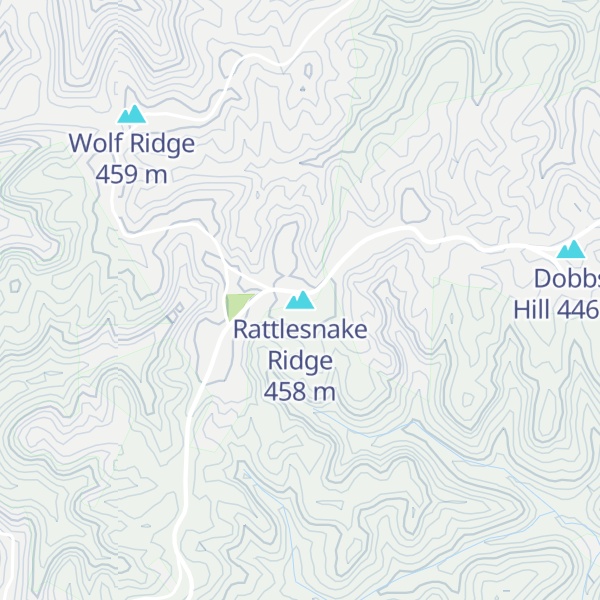 Map of Rattlesnake Ridge
