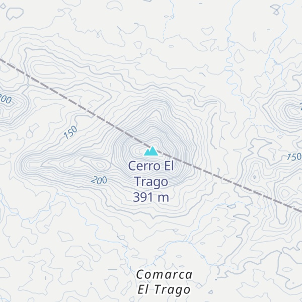 Map of Cerro El Trago