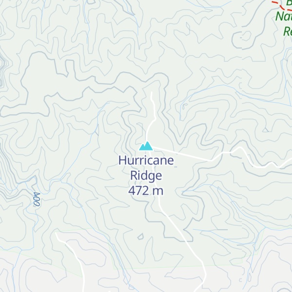 Map of Hurricane Ridge