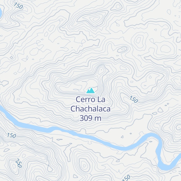 Map of Cerro La Chachalaca