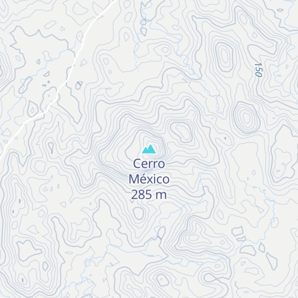 Map of Cerro México
