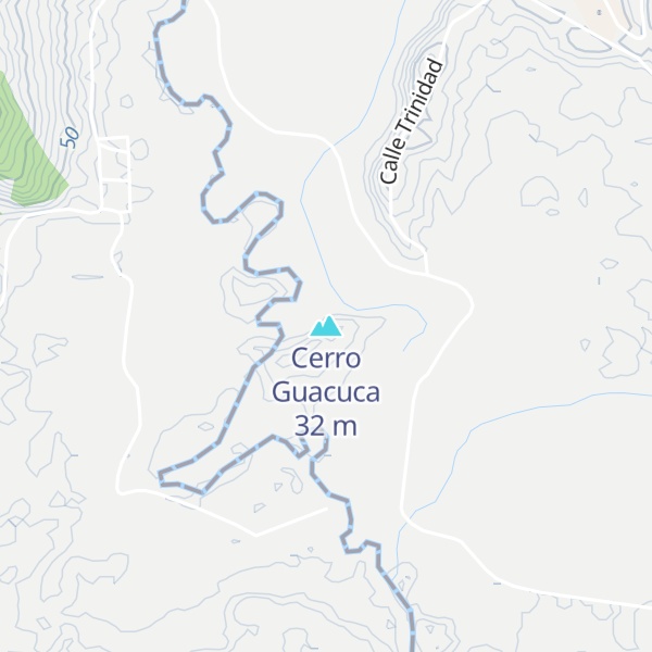 Map of Cerro Guacuca