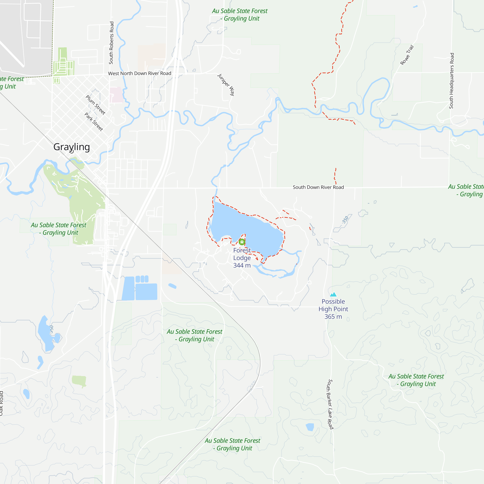 Forest Lodge map