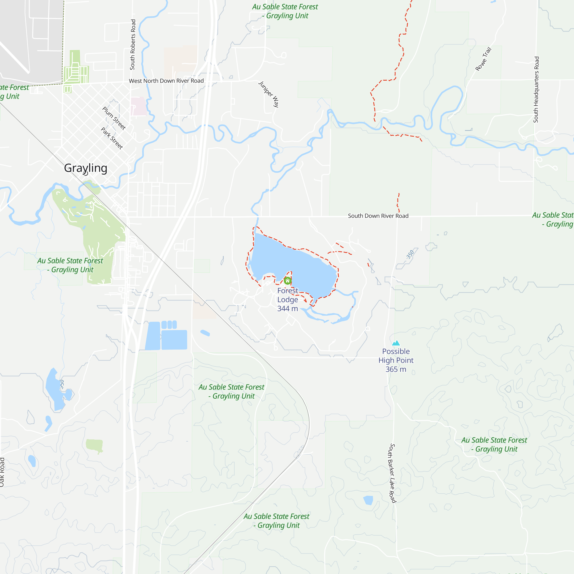 Cedar Lodge map