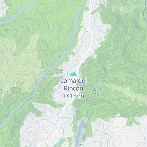 Map of Loma del Rincón