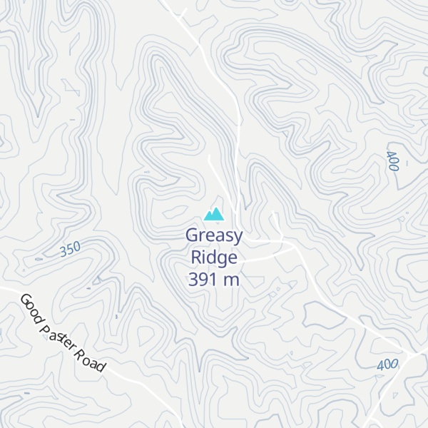 Map of Greasy Ridge
