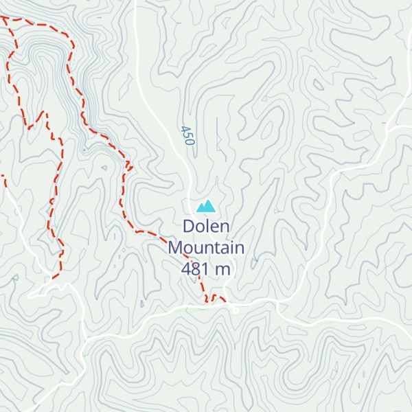 Map of Dolen Mountain