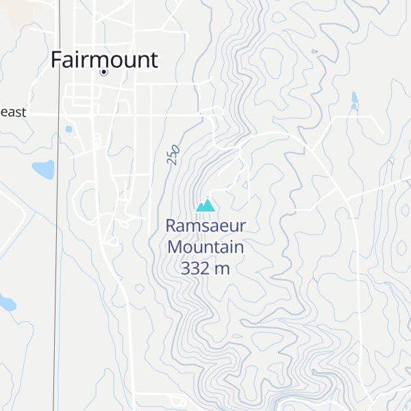 Map of Ramsaeur Mountain
