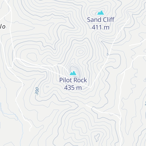 Map of Pilot Rock