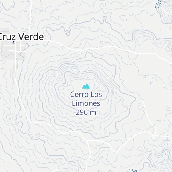 Map of Cerro Los Limones