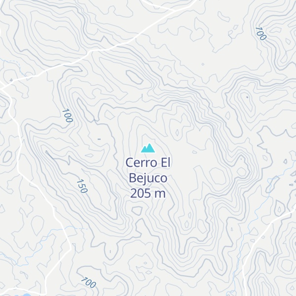 Map of Cerro El Bejuco