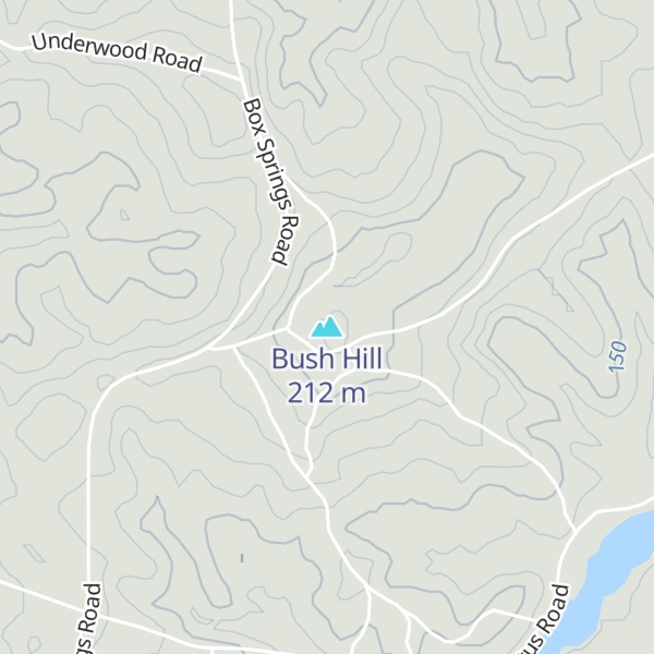 Map of Bush Hill