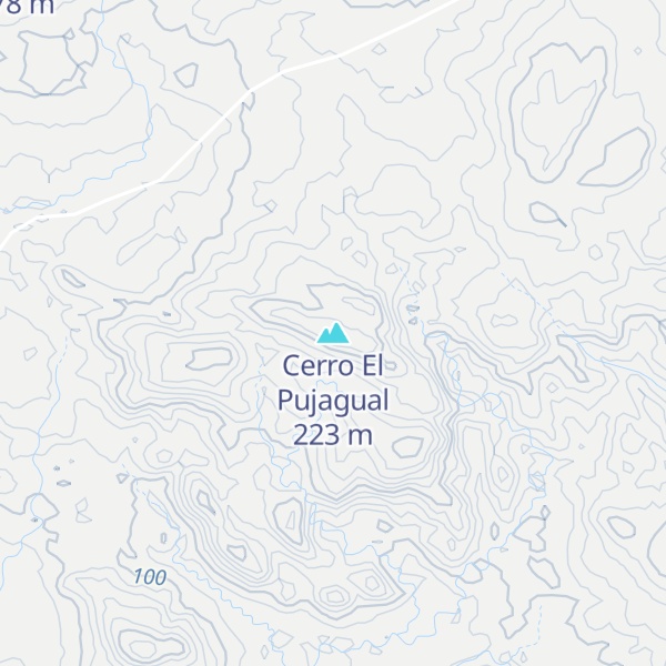 Map of Cerro El Pujagual